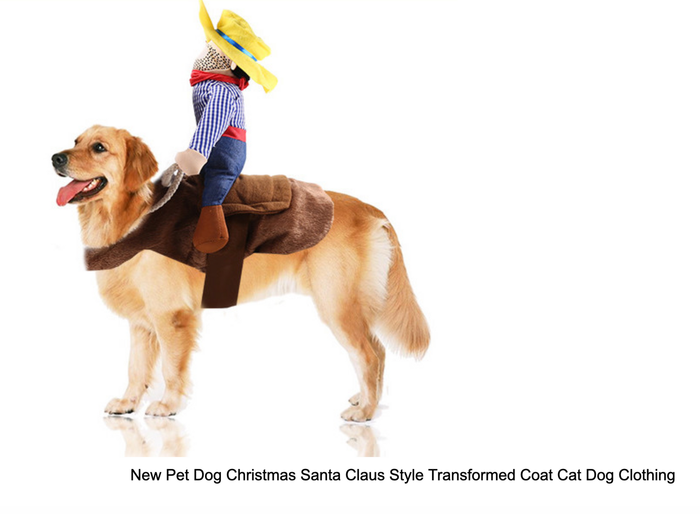 Ropa para Mascota con Vaquero Gracioso Riding clothes pet clothes