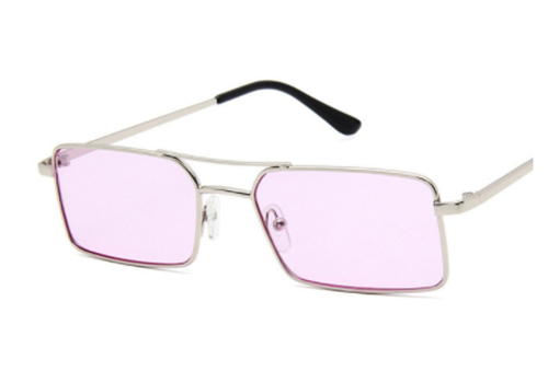 Personalized double beam square sunglasses