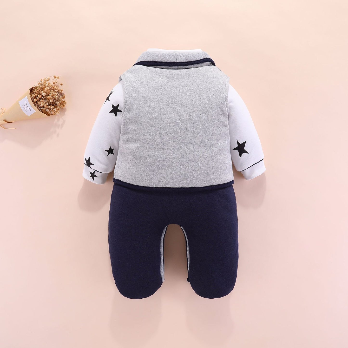 Bello conjunto para Baby boy gentleman romper