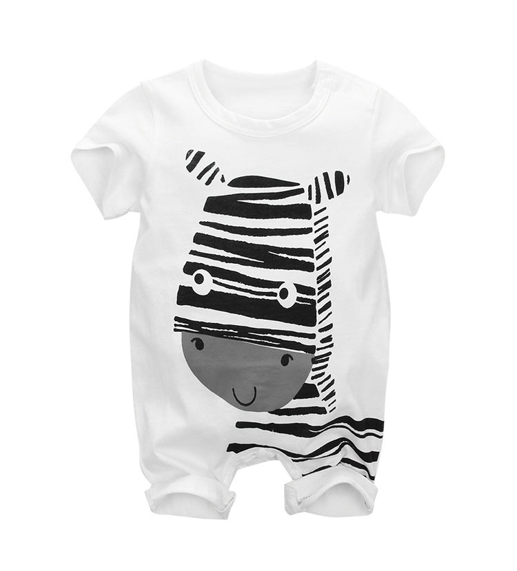 Topa unisex para Bebé Cotton short-sleeved baby clothes