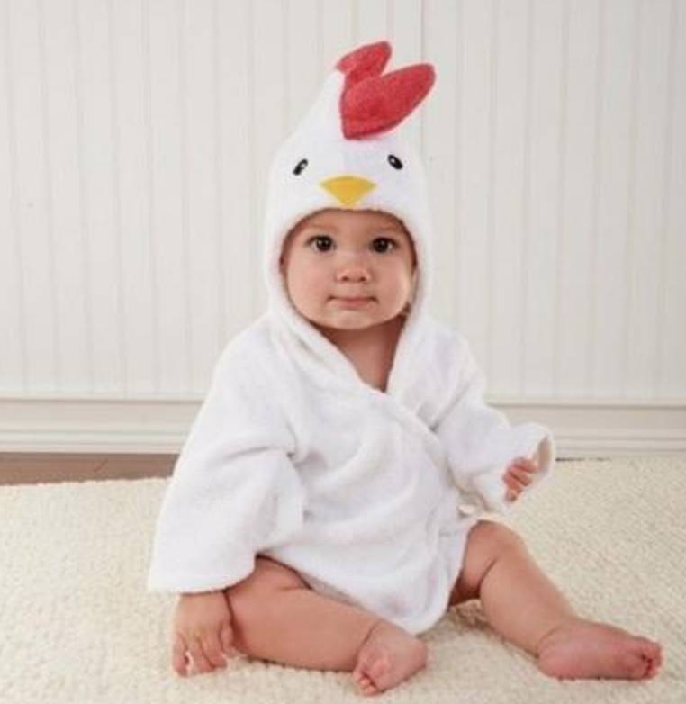 Hermosa Bata para bebe - Baby Bath Towels Baby Bathrobes Cotton Children's Bathrobes Baby Hooded