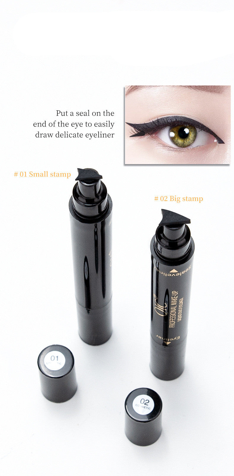 Waterproof And Non-Smudge Wing Liquid Eyeliner Pen Vibrato Net Celebrity Same Makeup