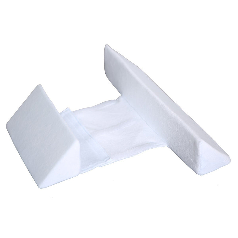 Almoada anti caida para bebé Newborn Baby Shaping Styling Pillow Anti-rollover Side Sleeping Pillow Triangle