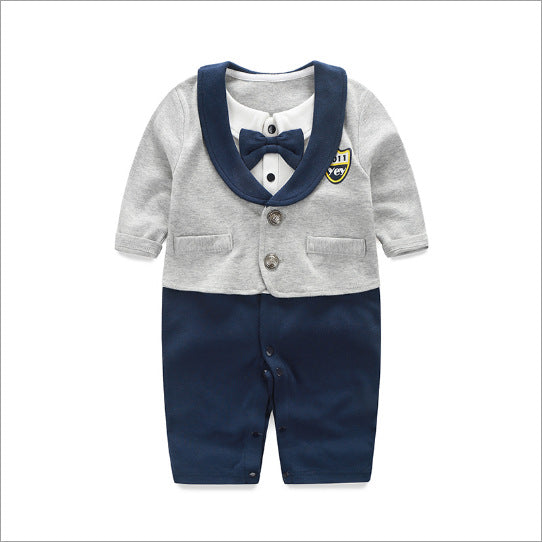 Hermoso Baby Fashion Jumpsuit Spring And Autumn Models Foreign Trade Gentleman