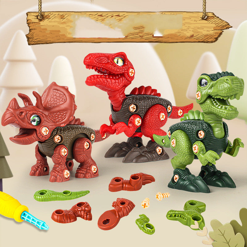 Juguetes De Dinosaurios Para Niños Pequeños, Rompecabezas Para Niños, Juguetes Ensamblados Diy