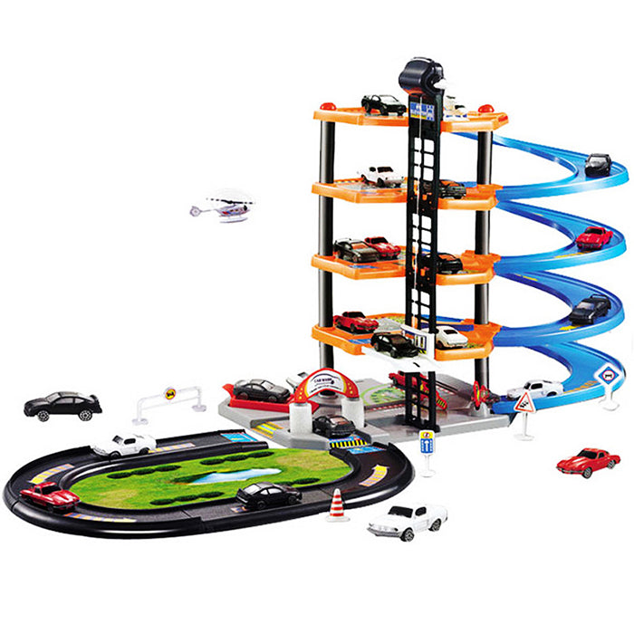 Tipo HOT WHEELS, Mega Garage, Pista de Juguete