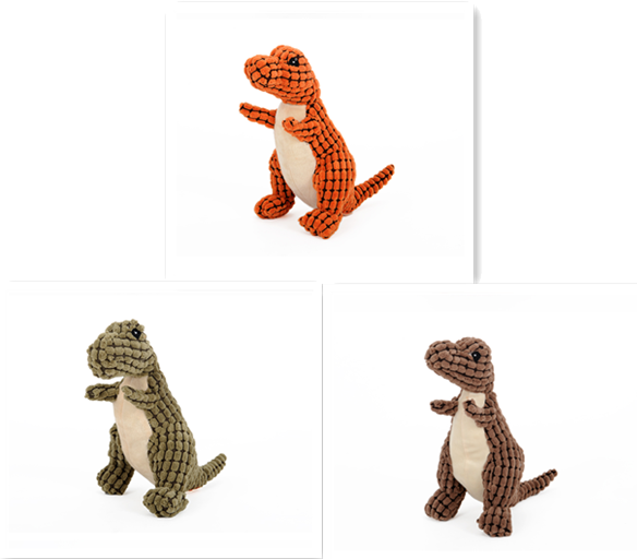 Juguete para mascota de Dinosaurio - Dinosaur Pet Toys Giant Dogs Pets Interactive Dog Toys For Large Dogs Chew Toys Chihuahua Plush Stuffing Squeakers