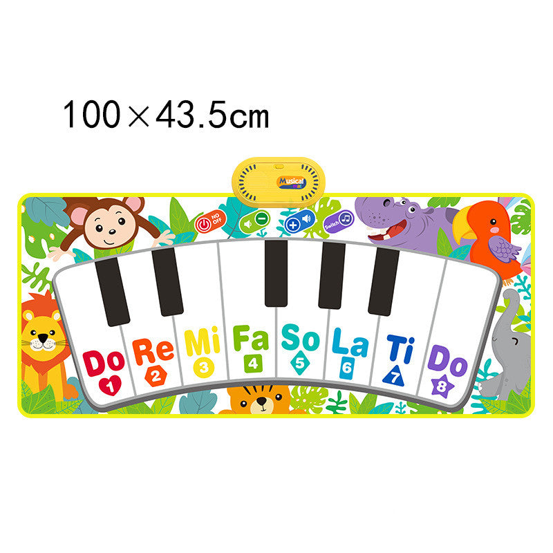 Animal Piano para niños Mat Multifunctional Music Blanket Toy