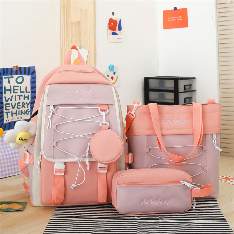 Paquete de 3 piezas School Bag Backpack