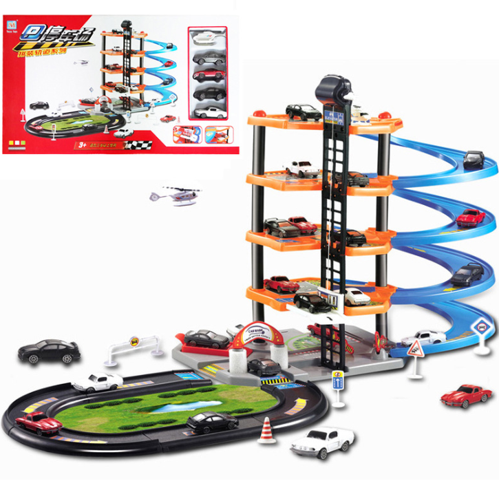 Tipo HOT WHEELS, Mega Garage, Pista de Juguete