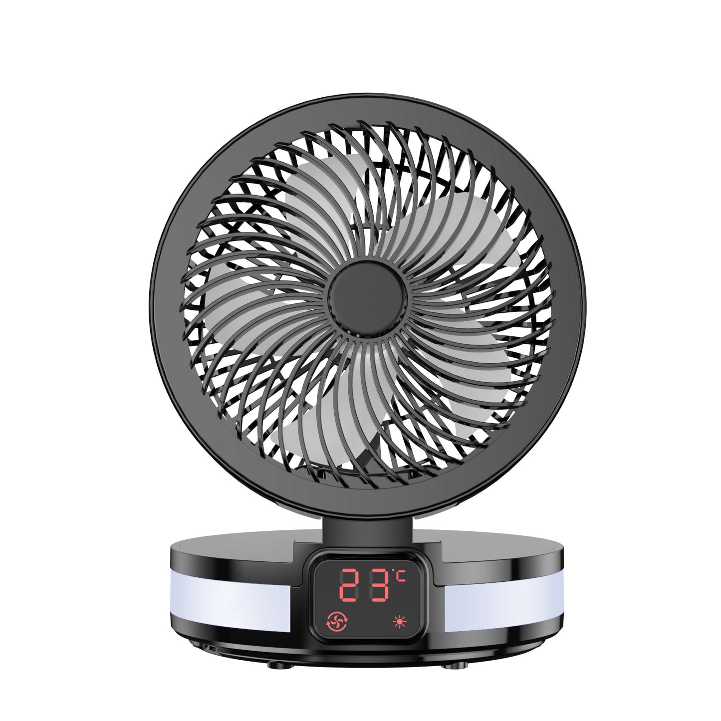 Ventilador Portátil, llévalo a donde sea .Fan Wall Mounted Small Folding Portable Air Cooler Rechargeable Table Fan For Home Office