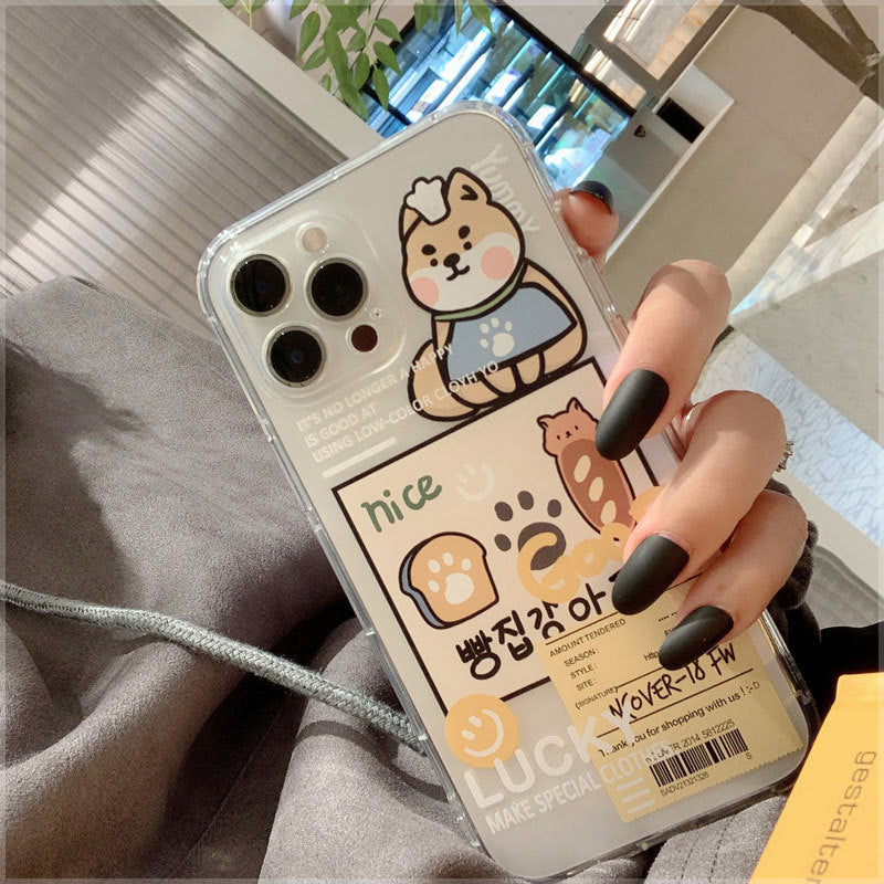 Baked Dog All-Inclusive Anti-Drop Airbag Silicone Phone Case