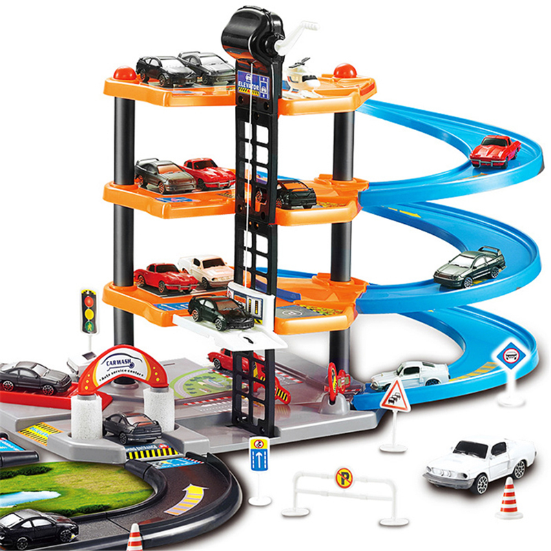 Tipo HOT WHEELS, Mega Garage, Pista de Juguete