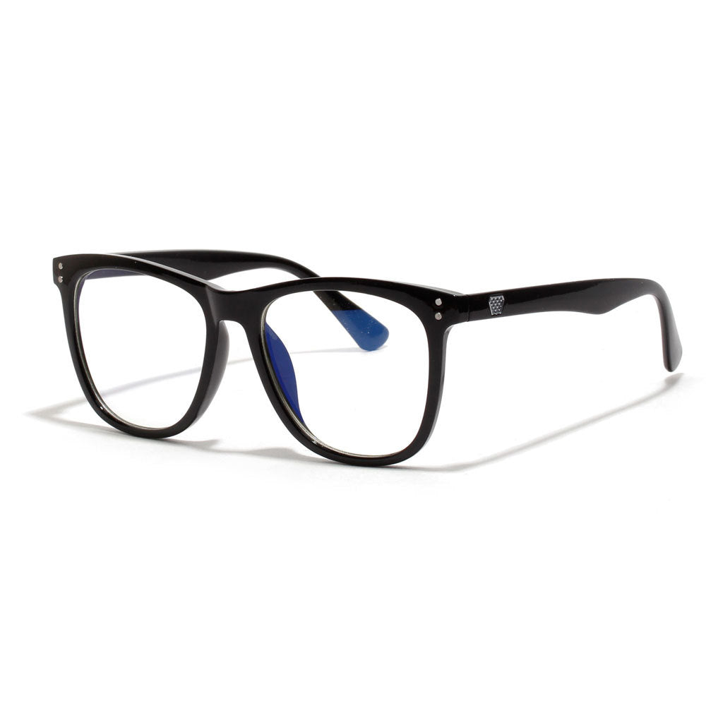 ¿Cansada de la luz del monitor , Te gusta la moda? Tenemos para ti Anti-blue light flat mirror black frame art glasses