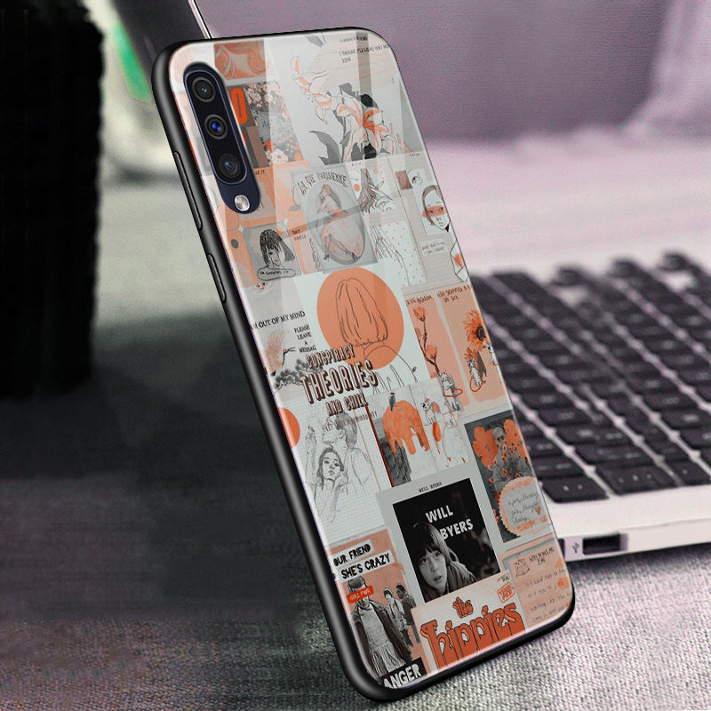 Case protector Anti-drop nostalgic illustration mobile phone case