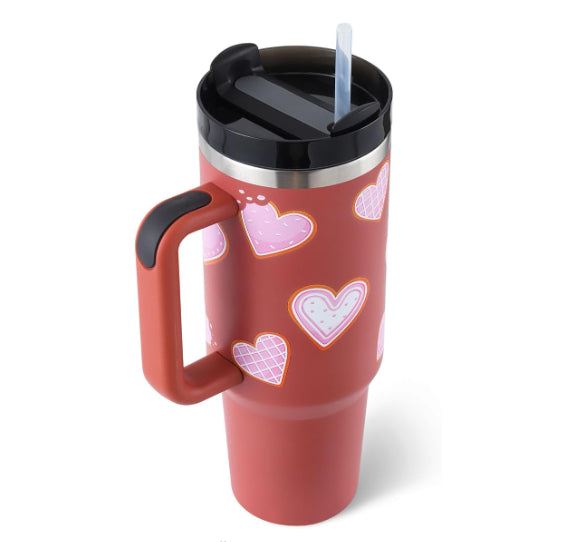 Vaso Stanley con tapa y pajilla, Vaso para líquidos gran capacidad de 40 onzas/1200 ml, Termos Acero Inoxidable,Cilindros Para Tomar Agua
1 pza Vaso Stanley con tapa y pajilla,