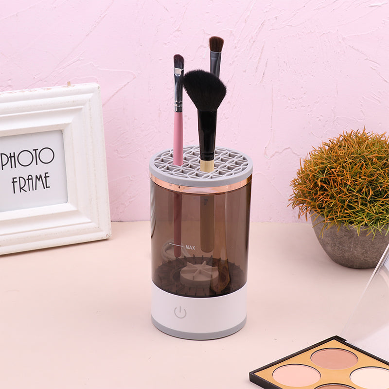 Tornado clean, máquina limpiadora de pinceles de maquillaje eléctrica portátil con carga USB, cepillo cosmético.