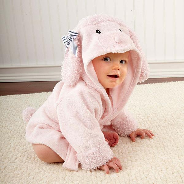 Hermosa Bata para bebe - Baby Bath Towels Baby Bathrobes Cotton Children's Bathrobes Baby Hooded