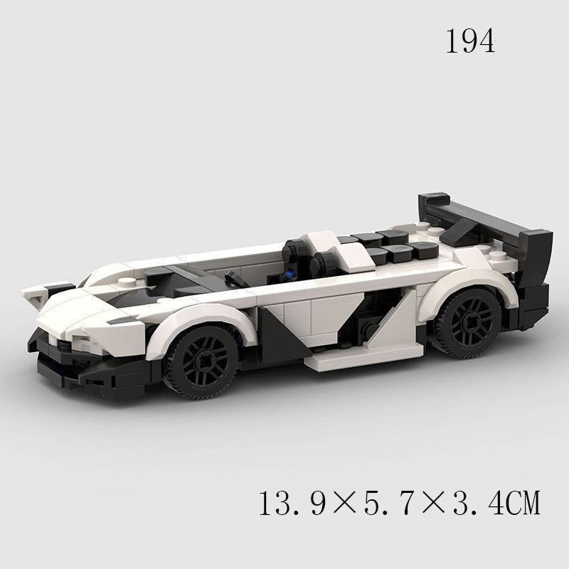 Carritos Deportivos de Juguete Children's Toys Car Model Sports Car And Small Particle Building Blocks MOC Educational Toys