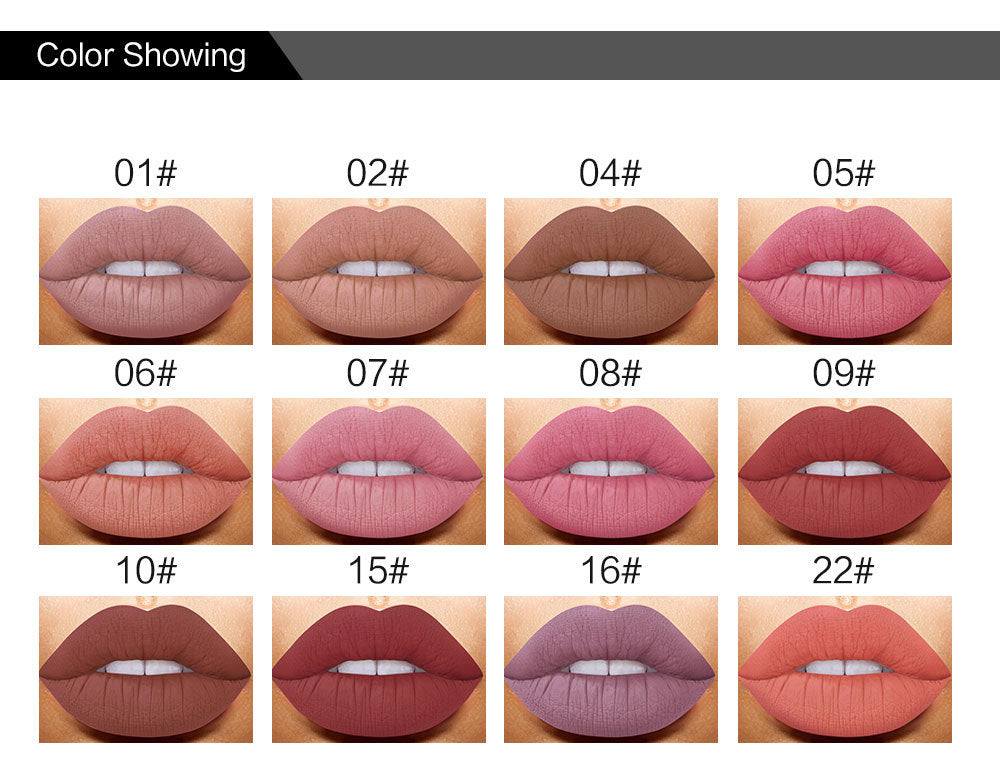 12-Color lip gloss set