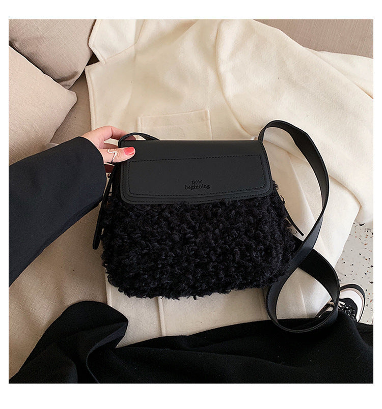 Small Square Bag Solid Color Messenger Fashion One Shoulder