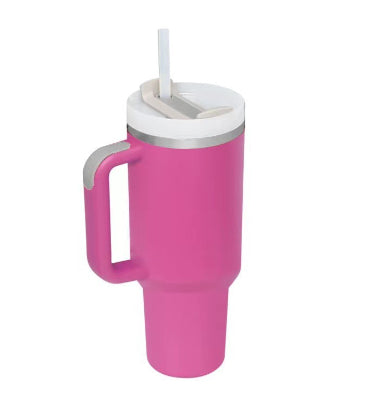 Vaso Stanley con tapa y pajilla, Vaso para líquidos gran capacidad de 40 onzas/1200 ml, Termos Acero Inoxidable,Cilindros Para Tomar Agua
1 pza Vaso Stanley con tapa y pajilla,