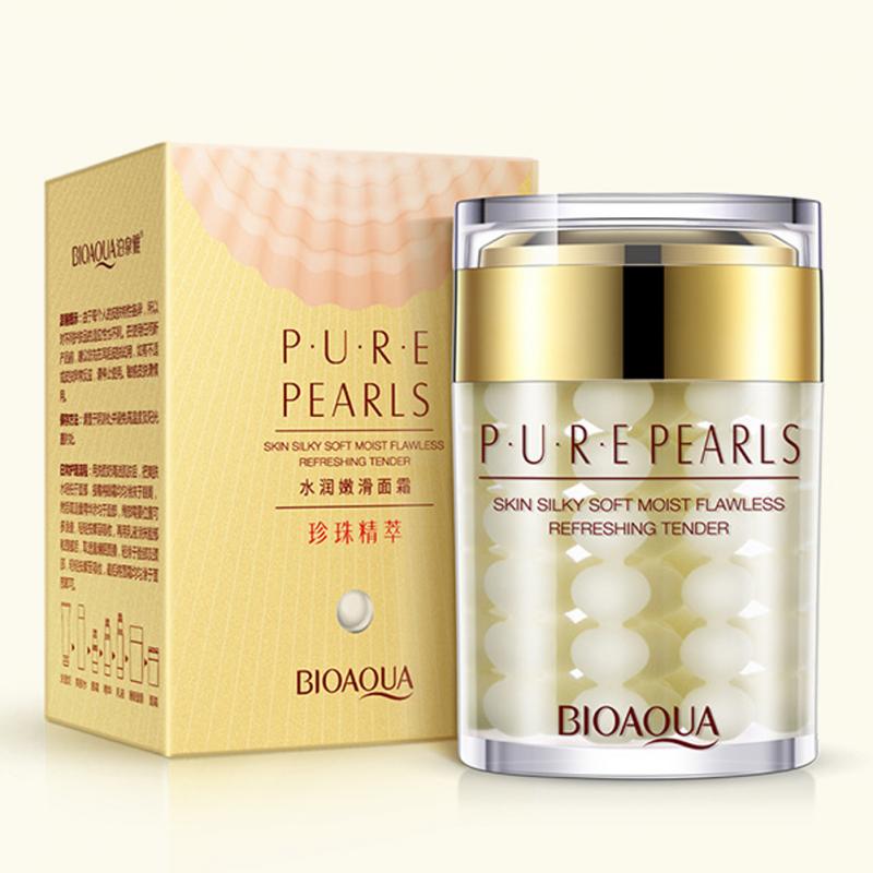 Crema de 60ml Pure Pearl Cream face cream acne Treatment Moisturizing Anti Wrinkles Anti Aging skin whitening Face Skin Care