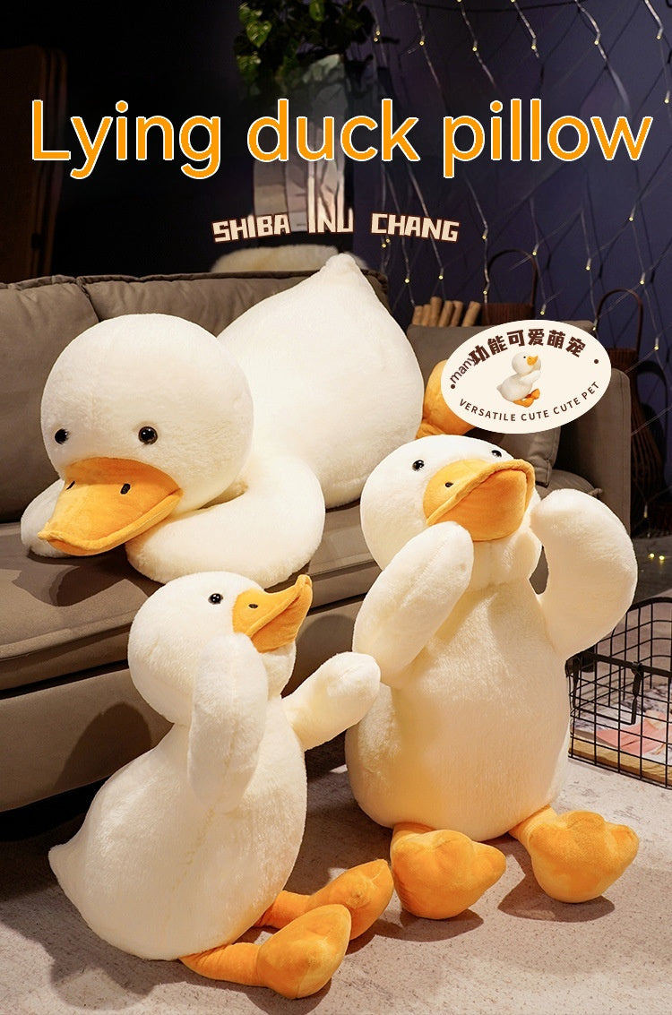 Almoada de Pato, suave y cómoda Duck Feather Plush Toy Soft And Adorable Pillow