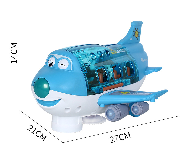 Avioncito de Baterias con compartimientos interno tipo play movil