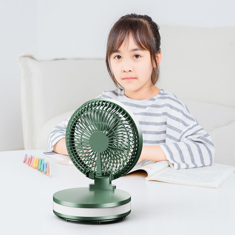 Ventilador Portátil, llévalo a donde sea .Fan Wall Mounted Small Folding Portable Air Cooler Rechargeable Table Fan For Home Office