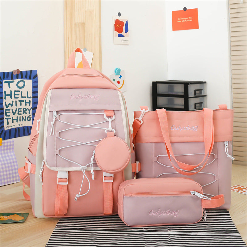 Paquete de 3 piezas School Bag Backpack