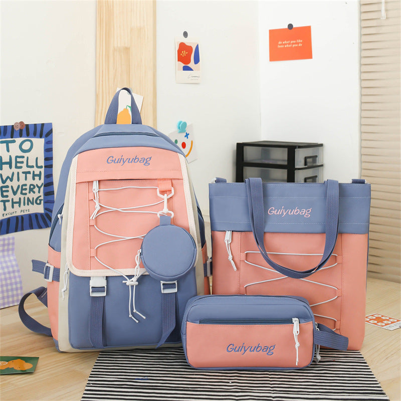 Paquete de 3 piezas School Bag Backpack