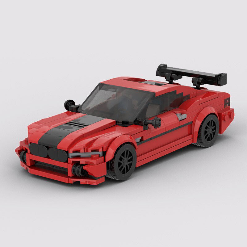 Carritos Deportivos de Juguete Children's Toys Car Model Sports Car And Small Particle Building Blocks MOC Educational Toys