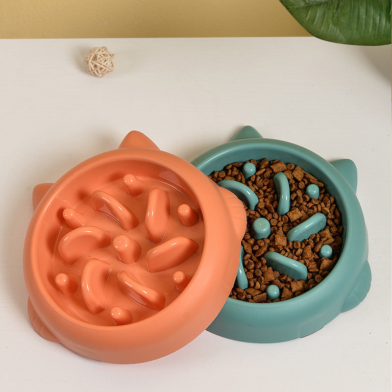 Plato para comida lenta para mascota -Dog Slow Food Bowl Pet PP Material Minimalist