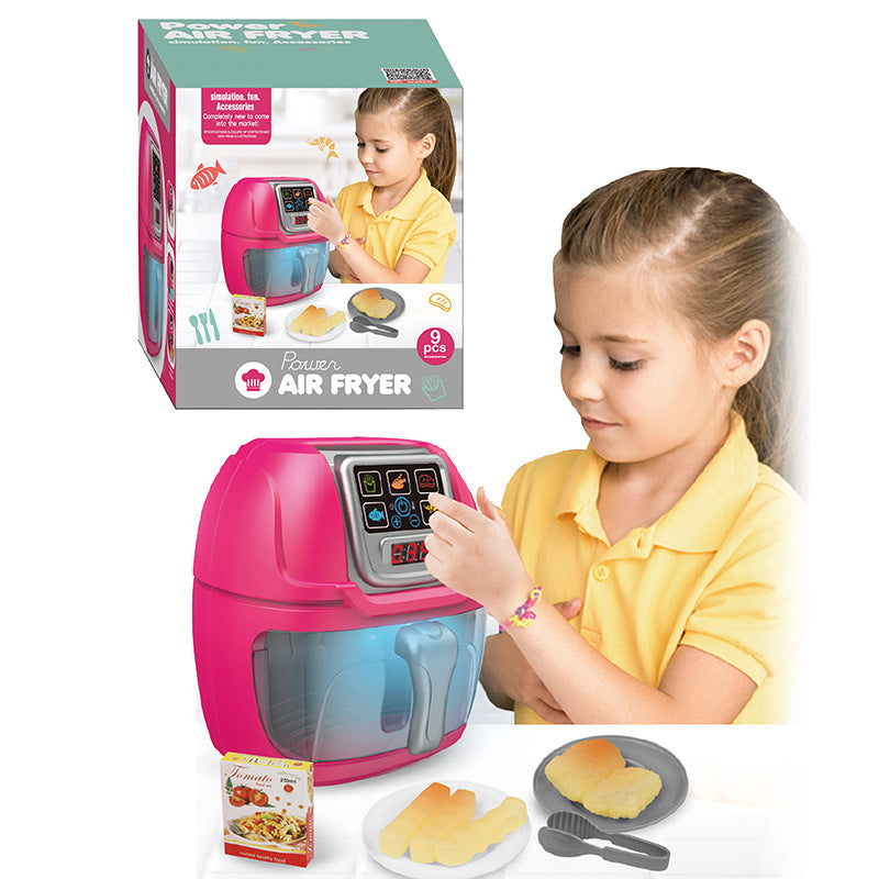 Air Fryer para Niño - New Children Play House Kitchen Simulation Toy Air Fryer