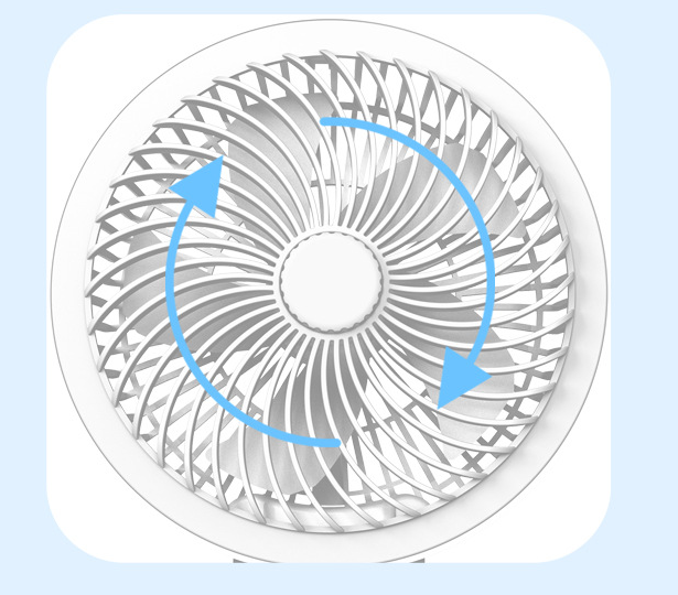 Ventilador Portátil, llévalo a donde sea .Fan Wall Mounted Small Folding Portable Air Cooler Rechargeable Table Fan For Home Office