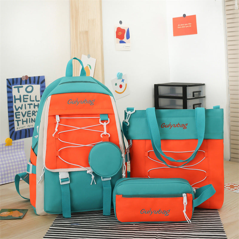 Paquete de 3 piezas School Bag Backpack