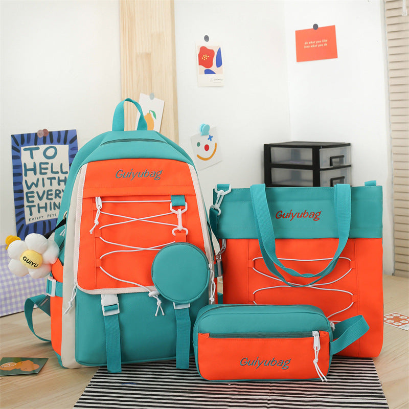 Paquete de 3 piezas School Bag Backpack