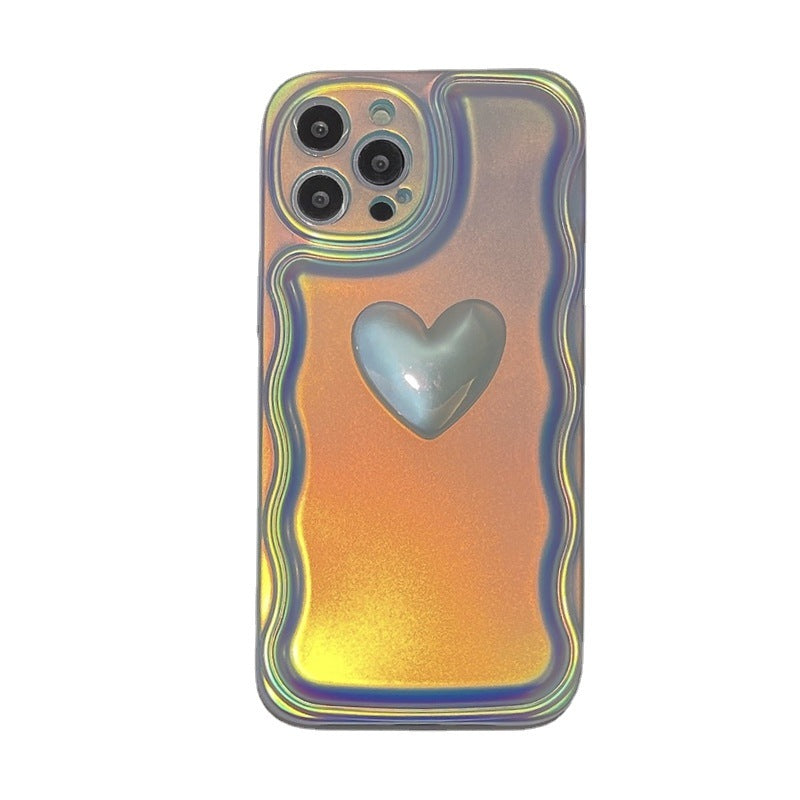 Super Fairy Laser Heart 3D Mobile Phone Case