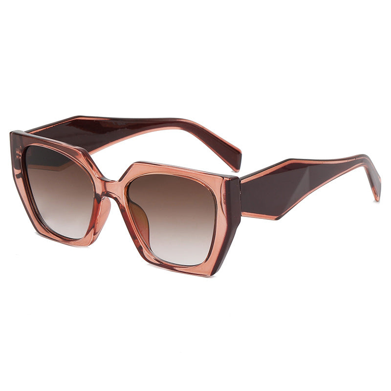 Polygonal Color Matching  Sunglasses Uv400 Retro