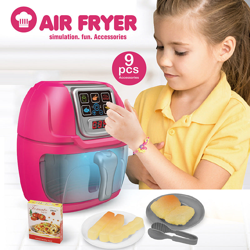 Air Fryer para Niño - New Children Play House Kitchen Simulation Toy Air Fryer