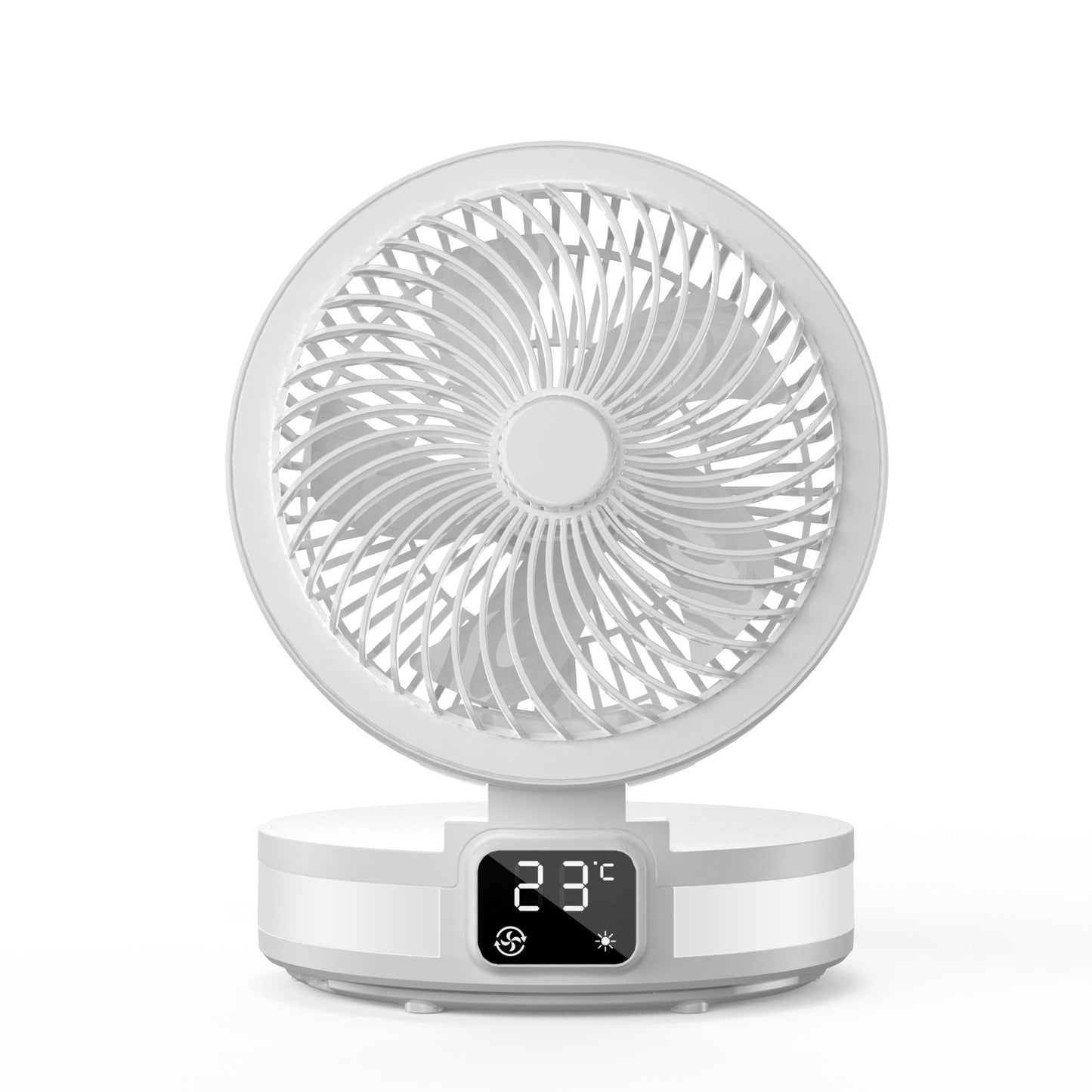 Ventilador Portátil, llévalo a donde sea .Fan Wall Mounted Small Folding Portable Air Cooler Rechargeable Table Fan For Home Office